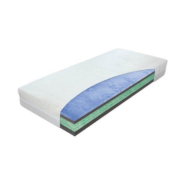 Średnio twardy piankowy materac 160x200 cm Airspring Biogreen – Materasso