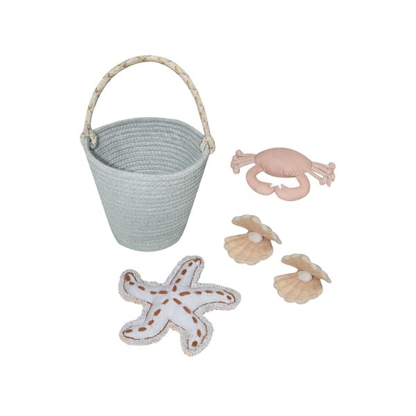 Beżowy bawełniany dziecięcy dywan do zabawy ø120 cm Island – Lorena Canals-image-4