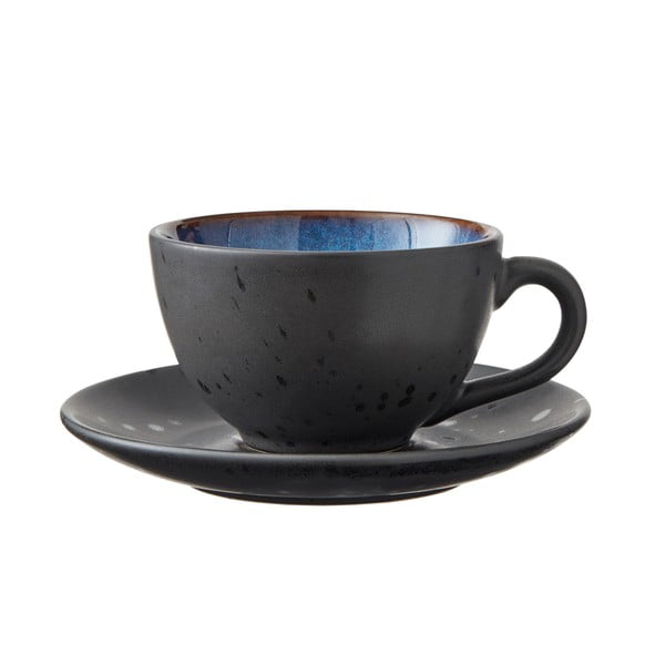 Czarne/ciemnoniebieskie filiżanki zestaw 4 szt. ceramiczne 240 ml Gastro Black/Mix – Bitz-image-4