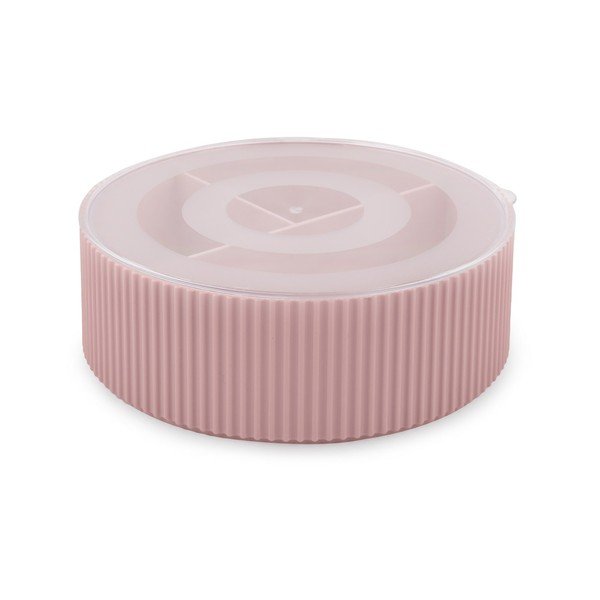 Różowy plastikowy organizer łazienkowy – Mioli Decor