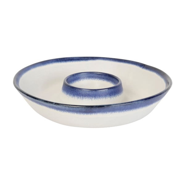 Niebieskie naczynie na dip z terakoty Corfou – Côté Table