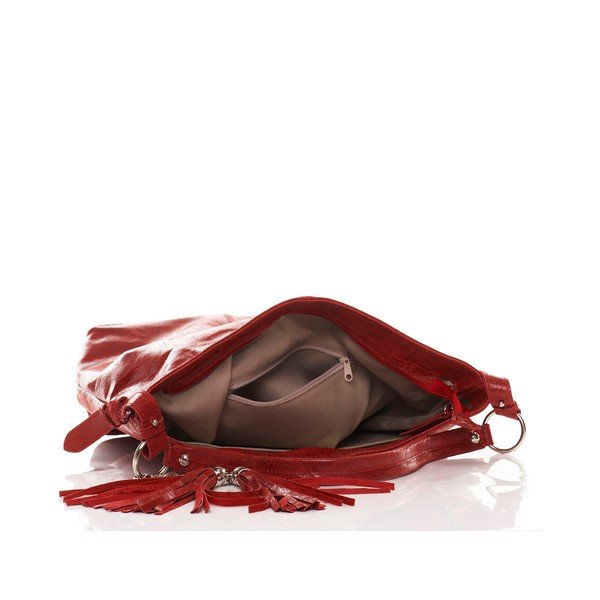 Skórzana torebka Hobo Red-image-1