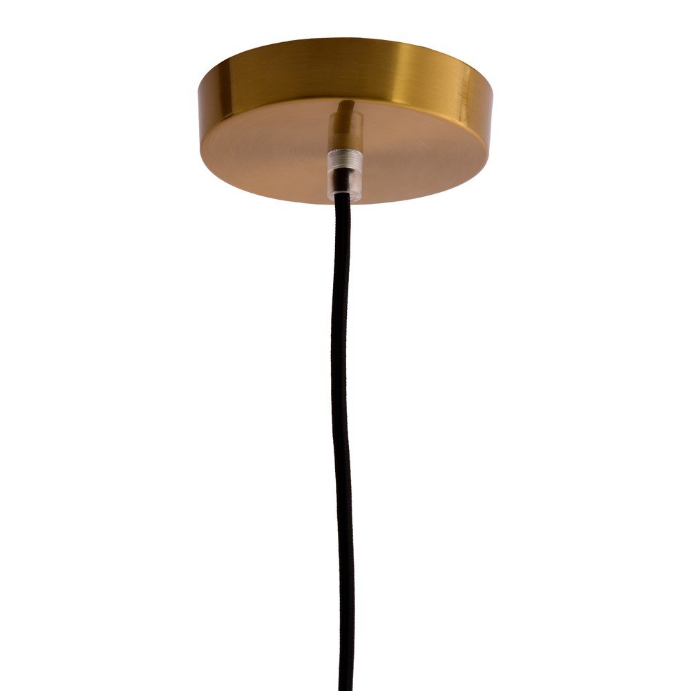Lampa wisząca w bursztynowym kolorze ze szklanym kloszem Leona – Light & Living (zdjęcie 5)