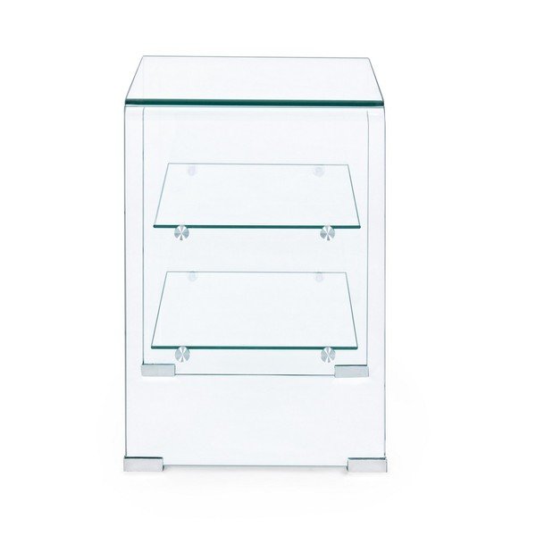 Szklany stolik 40x50 cm Iride – Bizzotto-image-3