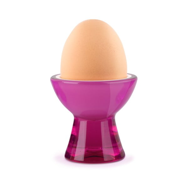 Różowy kieliszek na jajko Vialli Design