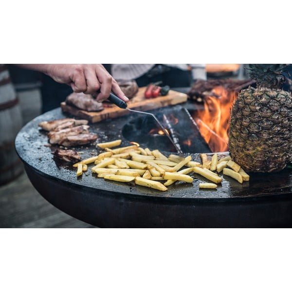 Brązowy grill zewnętrzny na węgiel Remundi Nero S, ø 62 cm-image-3