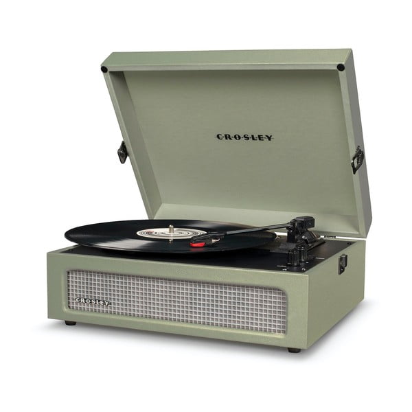 Zielony gramofon Crosley Voyager Sage