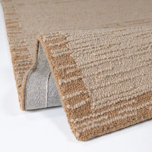 Wełniany chodnik tkany ręcznie w naturalnym kolorze 80x230 cm Harris Modula Wool – Flair Rugs-image-4
