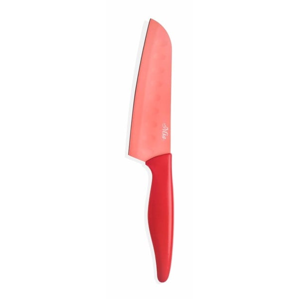 Czerwony nóż The Mia Santoku, dł. 13 cm