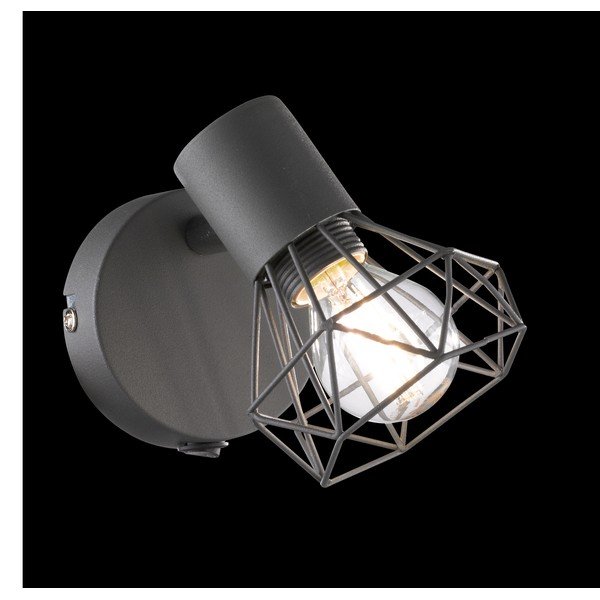 Czarna lampa punktowa 8x14 cm Ran – Fischer & Honsel-image-2