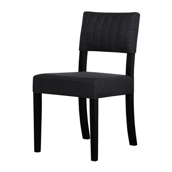 Czarne krzesło z czarnymi nogami Ted Lapidus Maison Néroli