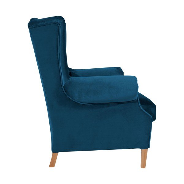 Morski aksamitny fotel Max Winzer Harvey Velvet-image-3