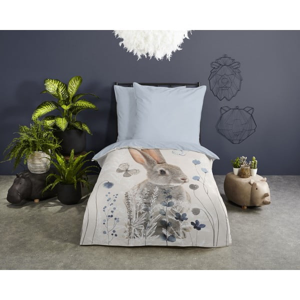 Bawełniana dziecięca pościel jednoosobowa 140x200 cm – Good Morning-image-1