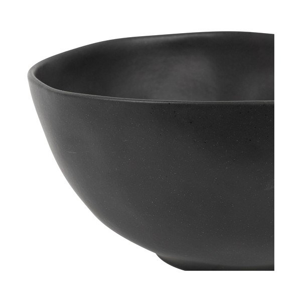 Czarna kamionkowa misa ø 26 cm Ingrid – Côté Table-image-2