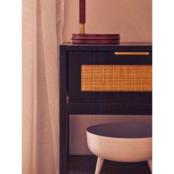 Czarna szafka nocna Sherman – Premier Housewares-image-2