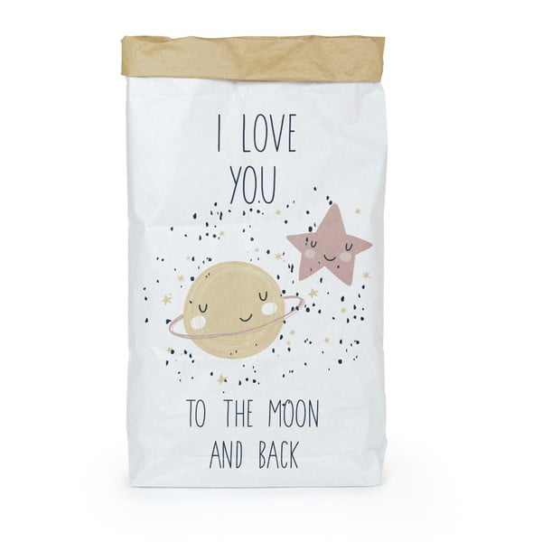 Torba z papieru z recyklingu Tanuki Love You To The Moon