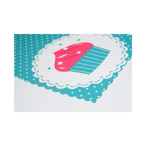 Bieżnik z mikrowłókna Minimalist Cushion Covers Blue Cupcake, 45x145 cm-image-1