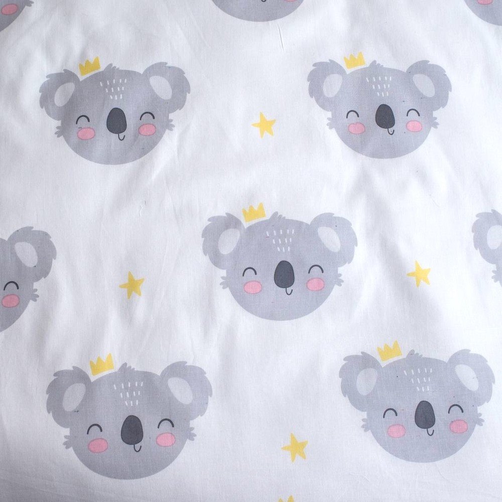 Szara bawełniana pościel dziecięca do łóżeczka 100x135 cm Koala "Sweet Dreams" – Jerry Fabrics (zdjęcie 4)