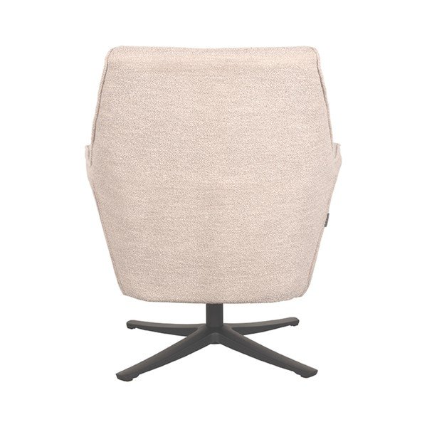 Beżowy fotel z materiału bouclé Tod – LABEL51-image-4