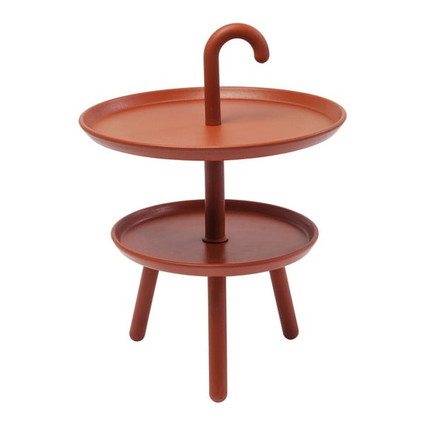 Pomarańczowy stolik ogrodowy Kare Design Jacky, ⌀ 42 cm