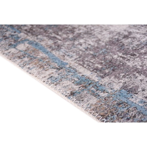 Niebieski chodnik odpowiedni do prania 80x300 cm Abstract Colors Blue – Vitaus-image-2