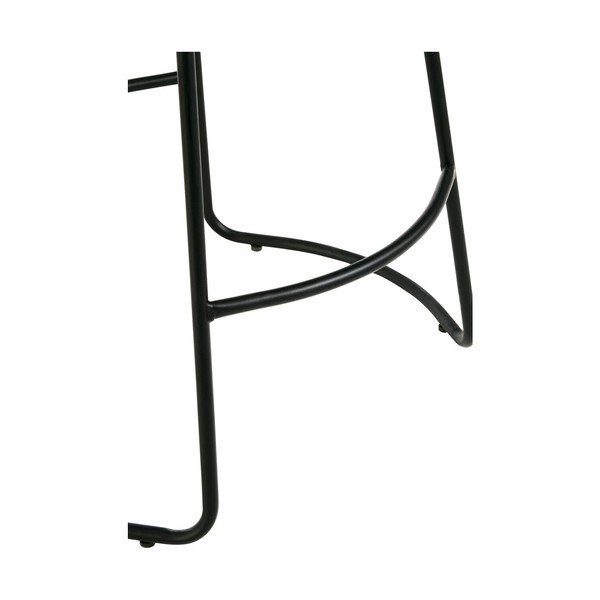 Czarny/brązowy tapicerowany hoker (wysokość siedziska 64 cm) Brixton – Premier Housewares-image-4