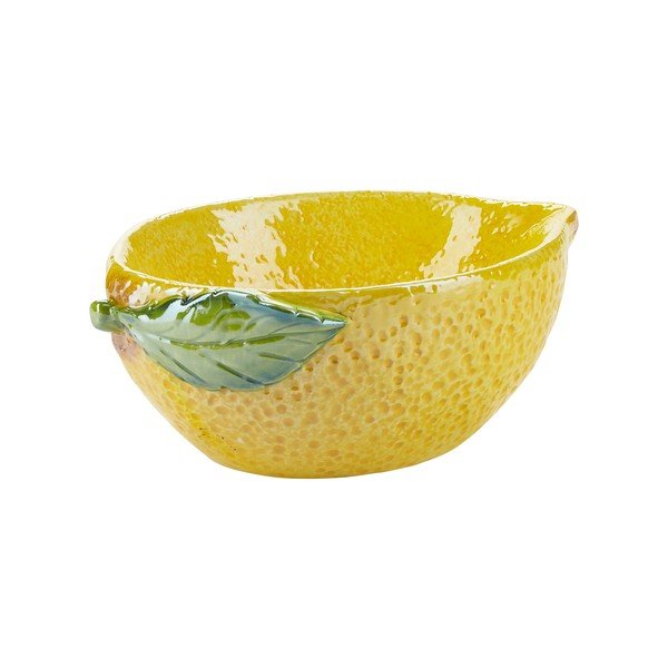 Żółta kamionkowa miska Bahne & CO Lemon