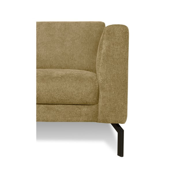 Musztardowa sofa 165 cm Gomero – Scandic-image-4