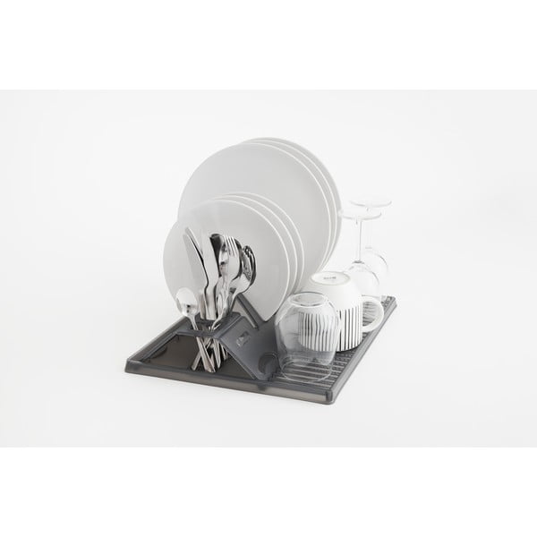 Ciemnoszary składany ociekacz do naczyń Space – Rotho-image-4