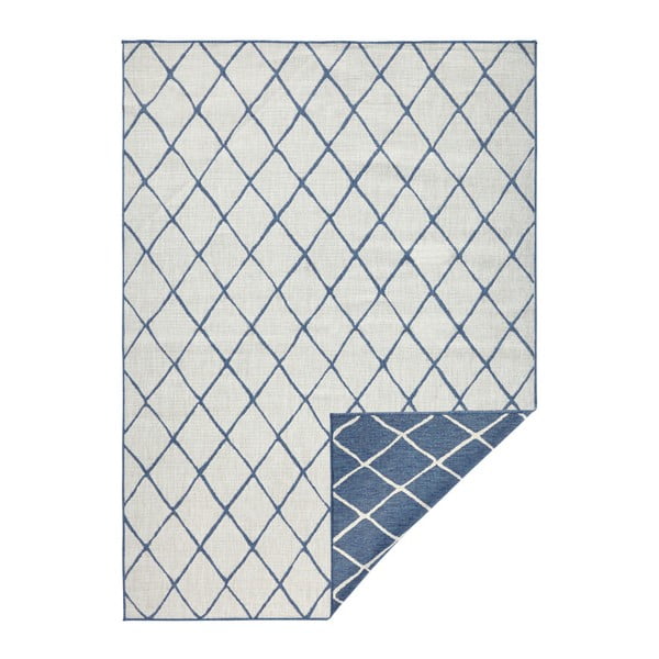 Niebieski dywan dwustronny odpowiedni na zewnątrz NORTHRUGS Malaga, 120x170 cm-image-3