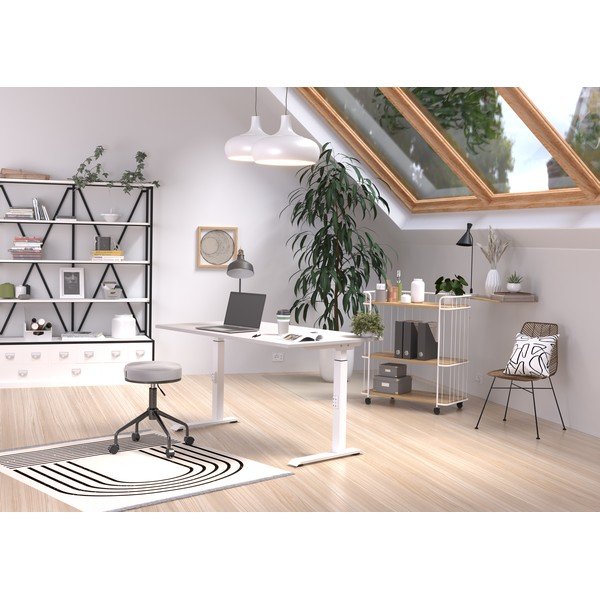 Biurko z regulacją wysokości 80x140 cm Downey – Germania-image-1