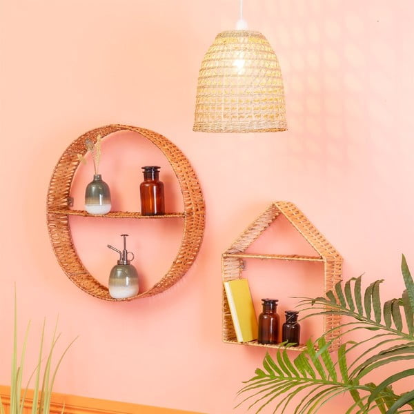 Abażur z morskiej trawy Sass & Belle, ø 24 cm-image-2