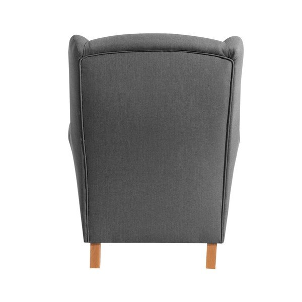 Antracytowy fotel uszak Max Winzer Lorris Anthracite-image-2