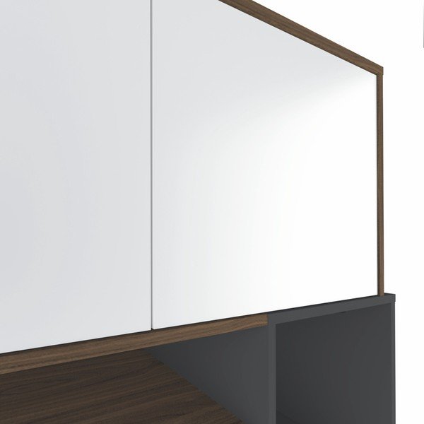 Biały regał z drzwiczkami Symbiosis Kube-image-4