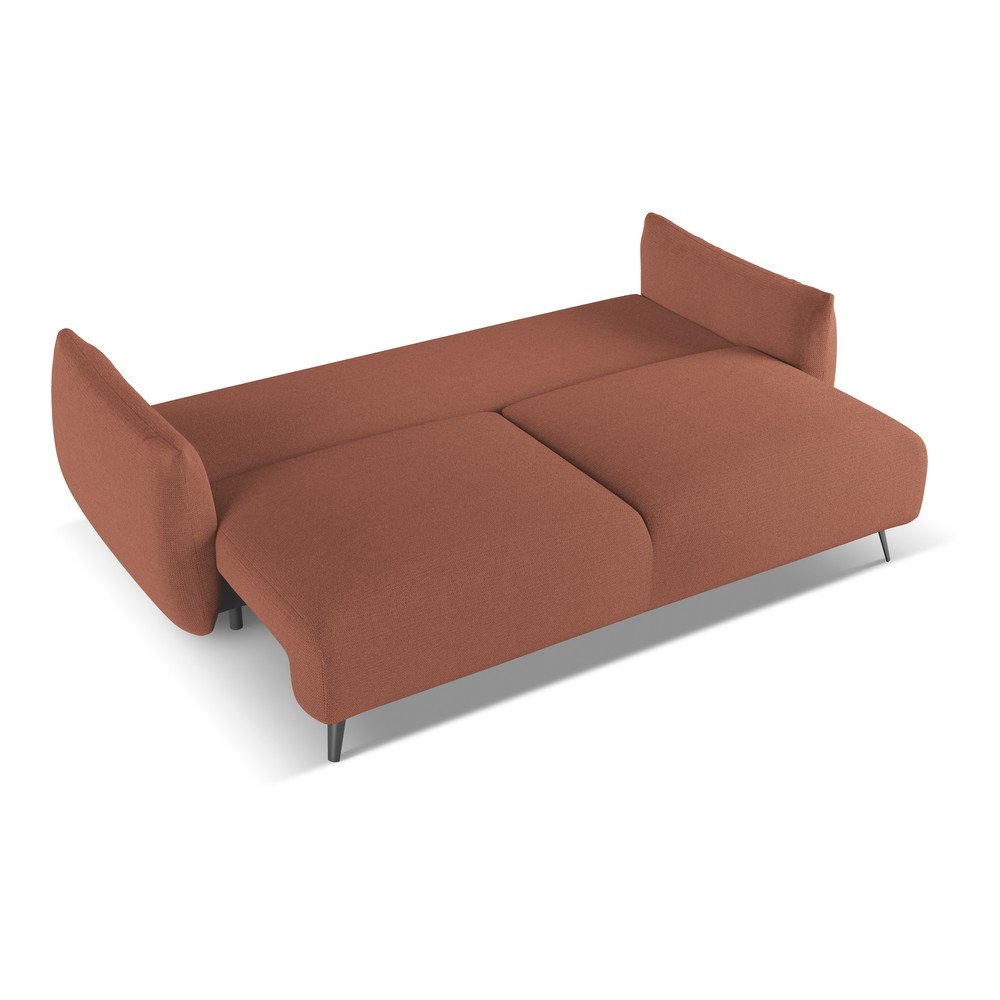 Różowa sofa 230 cm Malie – Makamii (zdjęcie 6)