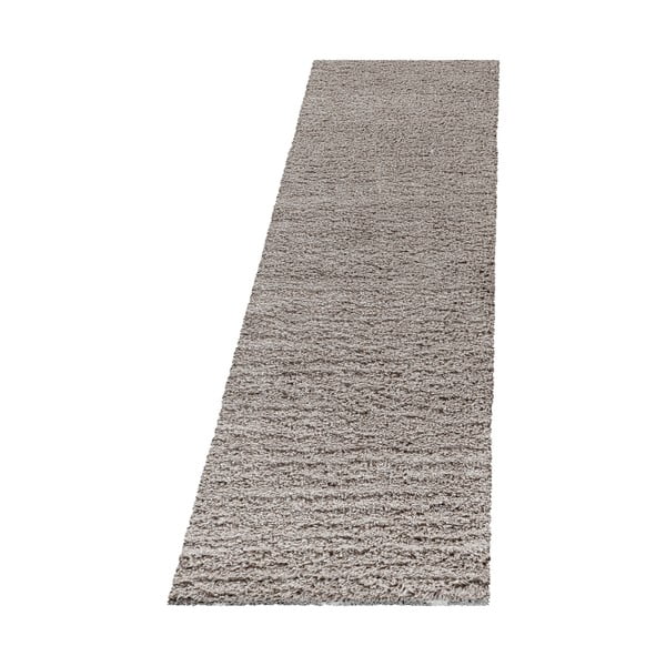 Jasnobrązowy chodnik 80x250 cm Fluffy – Ayyildiz Carpets
