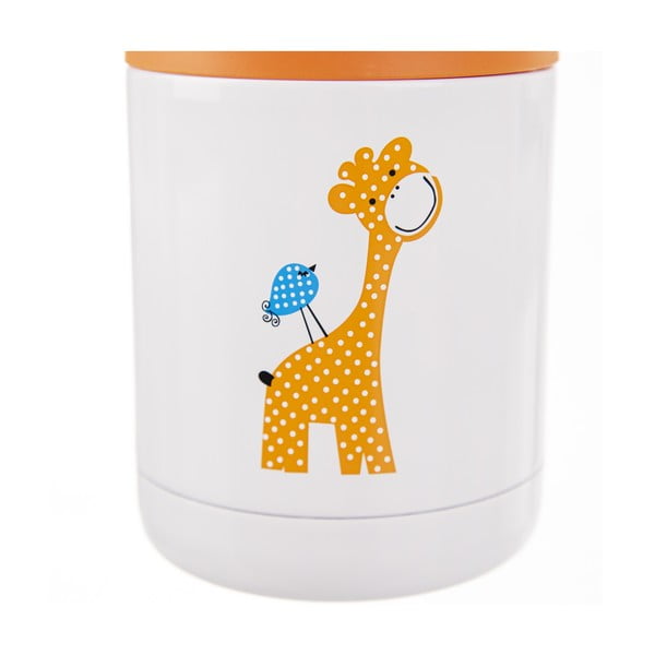 Biało-pomarańczowy termos dla dzieci 480 ml Žirafa – Orion-image-3