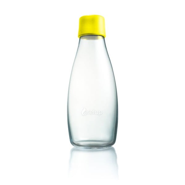 Żółta butelka ze szkła ReTap, 500 ml