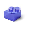 Fioletowy plastikowy pojemnik dziecięcy 25x25x18 cm – LEGO®