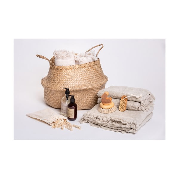 Zestaw 2 szarobrązowych ręczników ze 100% bawełny Bonami Selection, 50x90 cm-image-3