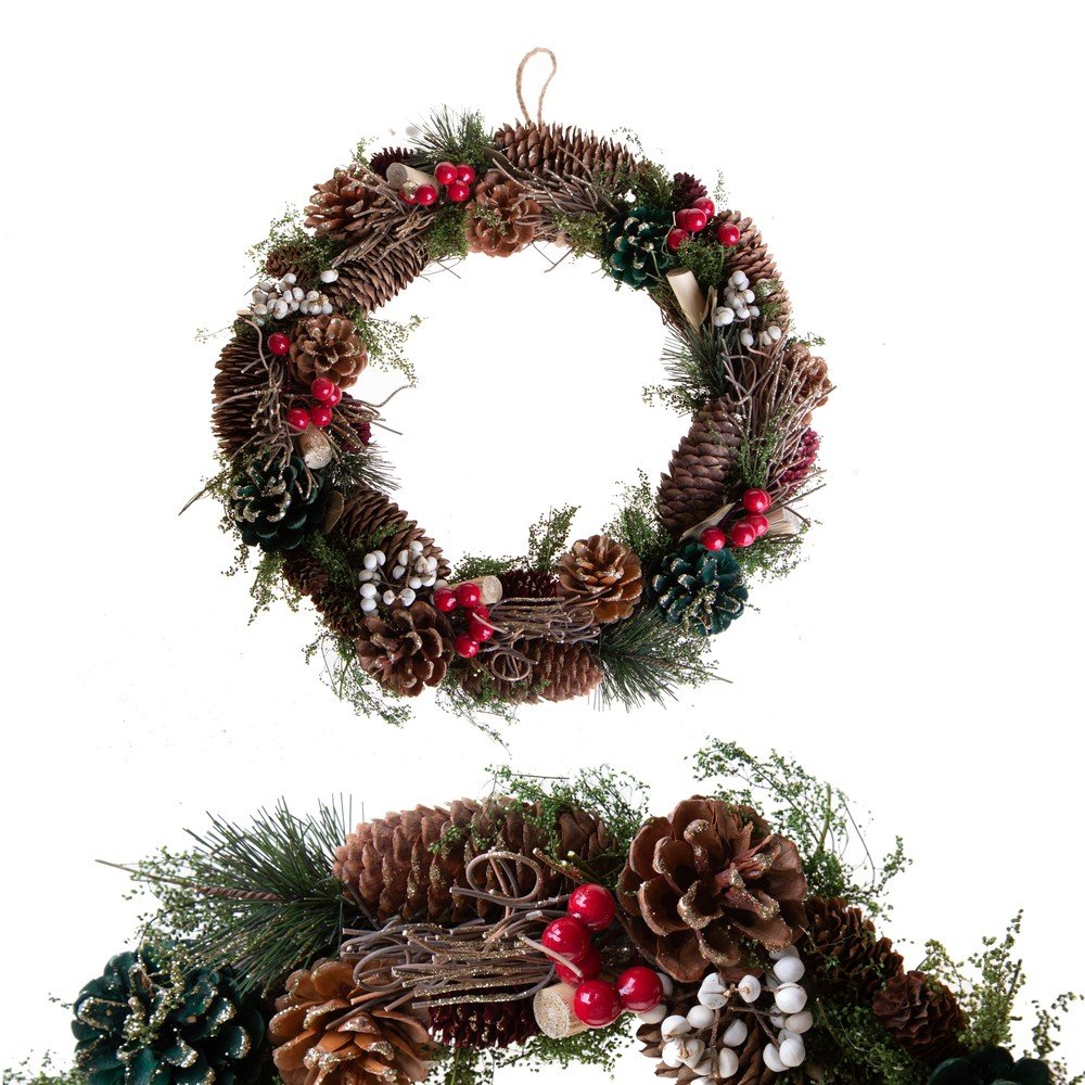 Wieniec bożonarodzeniowy ø 36 cm Berry & Pine – Brandani