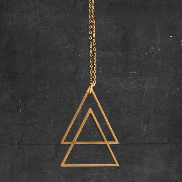 Naszyjnik Triangles Gold z kolekcji Geometry