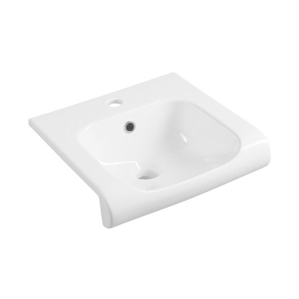 Biała ceramiczna umywalka 40x40 cm Inka – Sapho