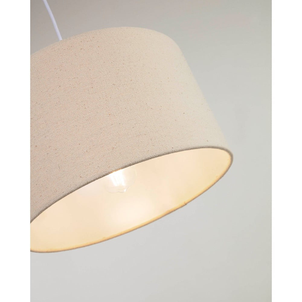 Kremowy abażur ø 40 cm Nazli – Kave Home (zdjęcie 4)