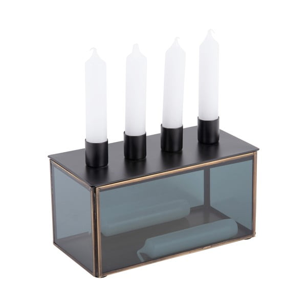 Szklany świecznik Boxed Rectangle – PT LIVING-image-4