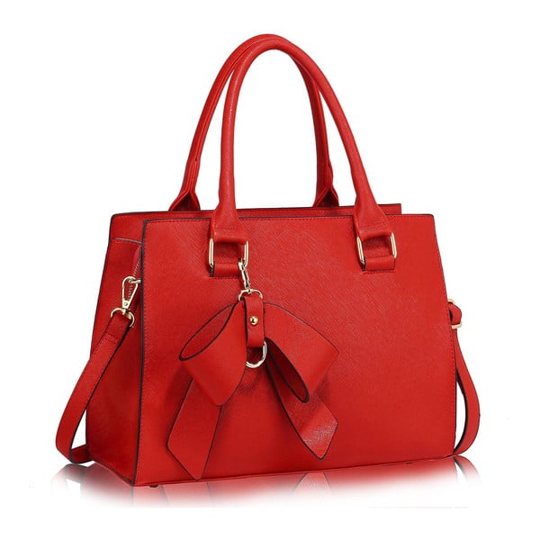 Czerwona torebka L&S Bags Bowcharm