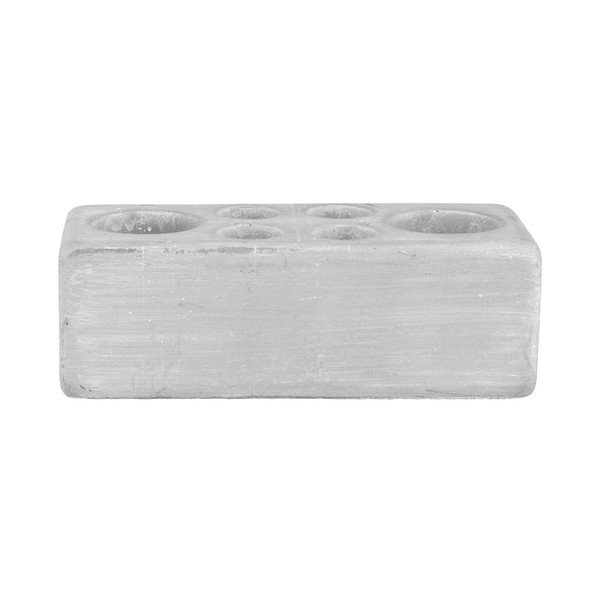 Szary ceramiczny kubek na szczoteczki do zębów Villena – Wenko-image-2