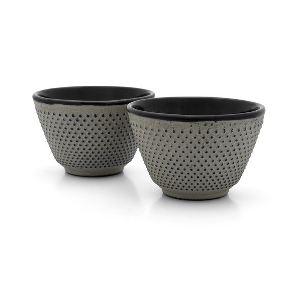 Szare żeliwne filiżanki zestaw 2 szt. 100 ml Jang – Bredemeijer