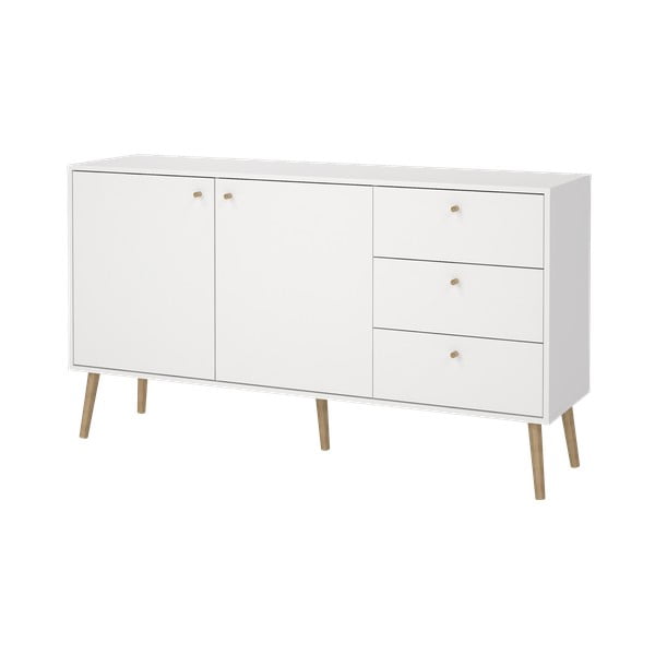 Biała niska komoda 149x82 cm Bodo – Tvilum-image-4