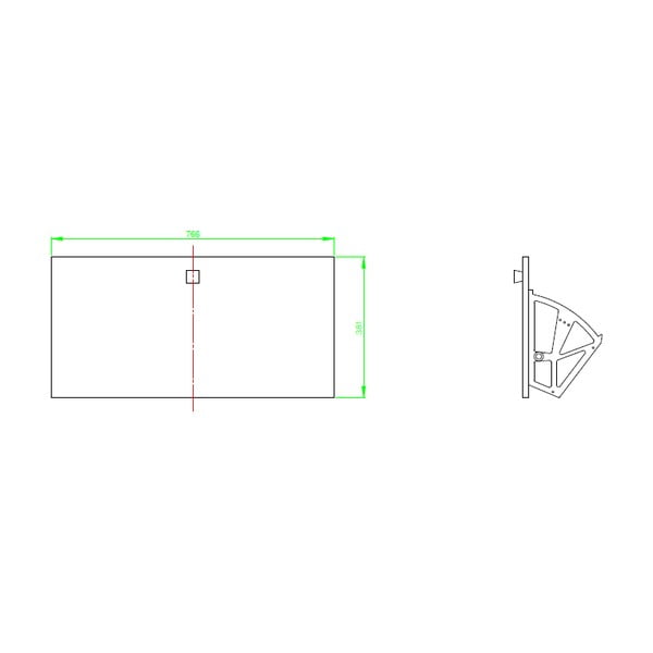 Ciemnoszara szafka na buty z 3 szufladami Woodman Bode-image-4